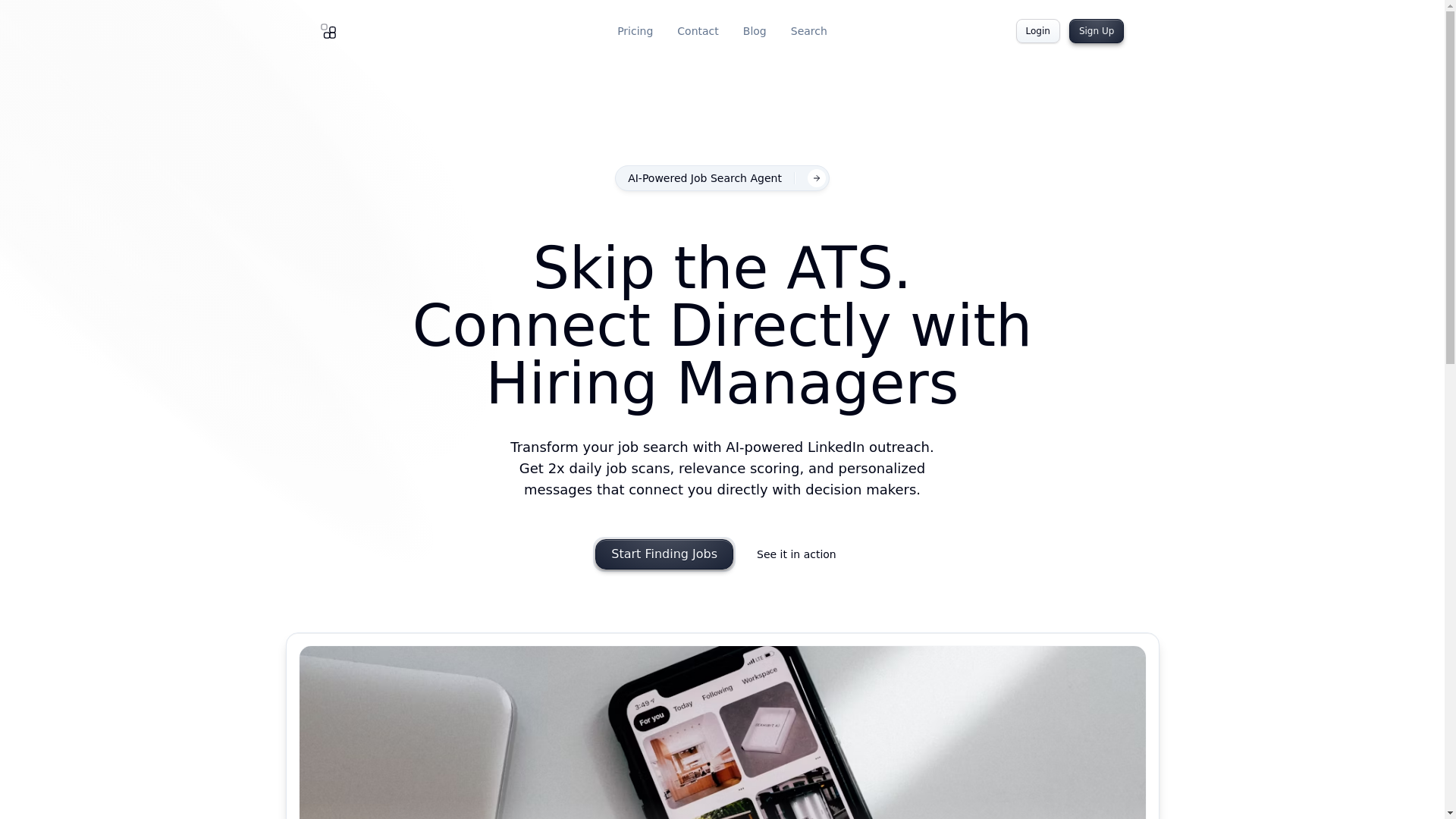 website screenshot of https://getinterviews.pages.dev/