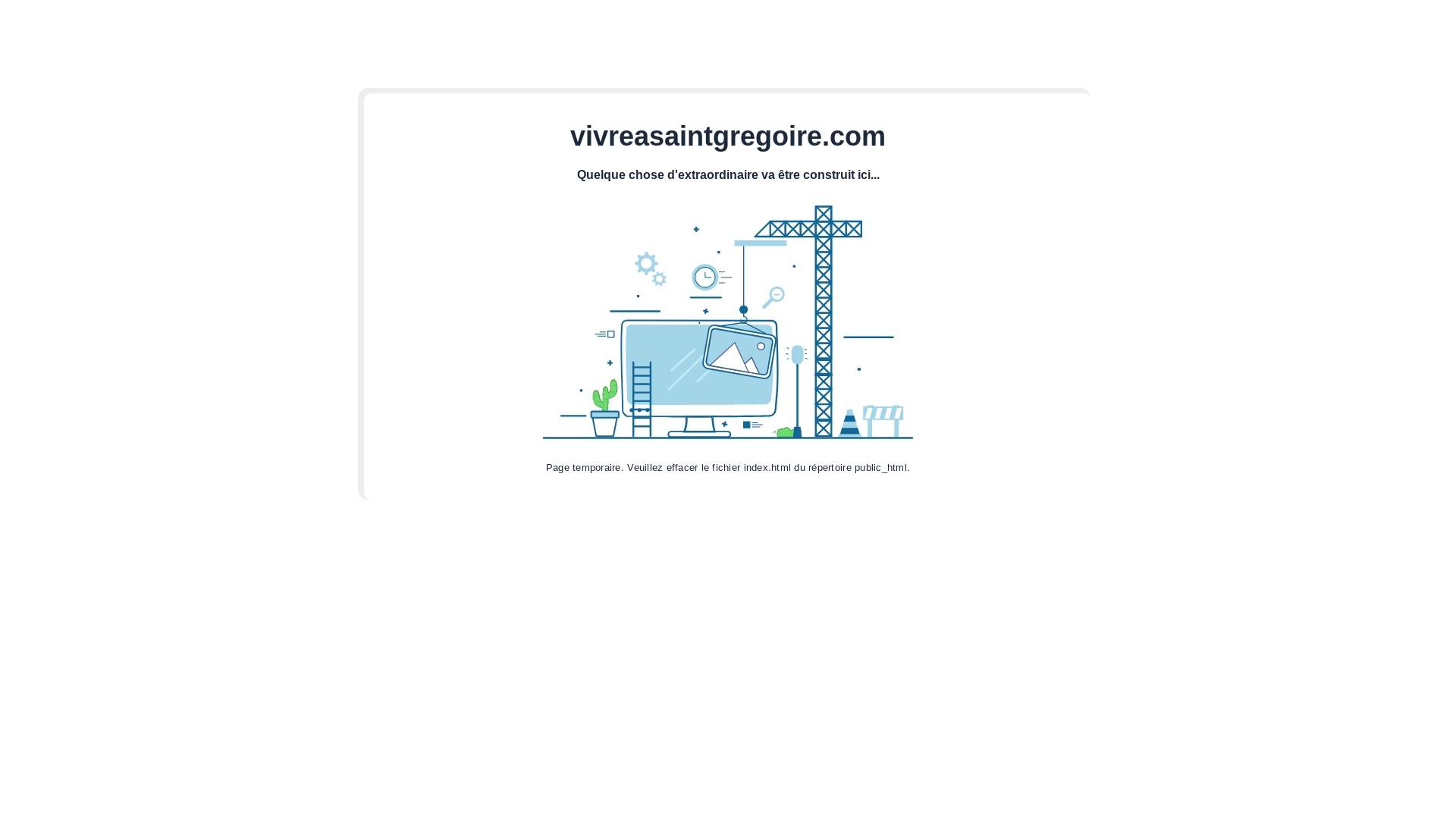 website screenshot of https://vivreasaintgregoire.com/