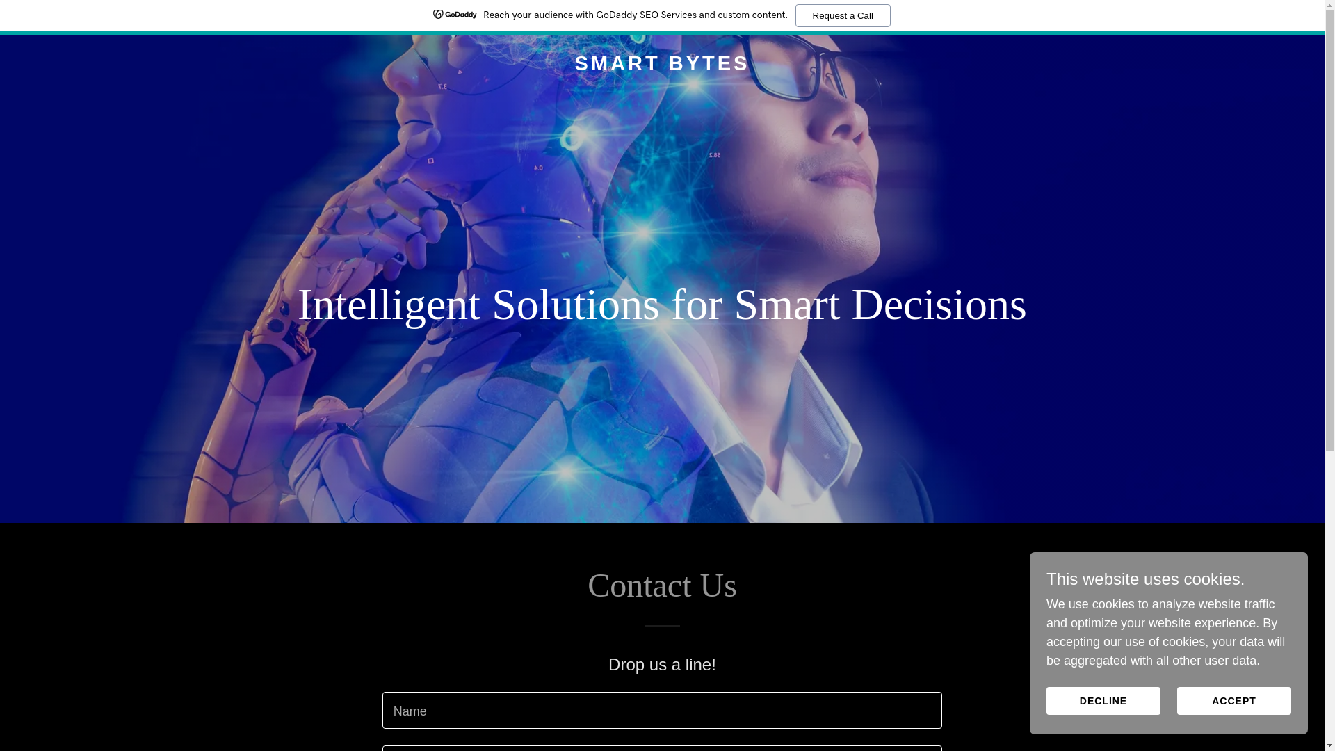 website screenshot of https://smartbytes.ai/