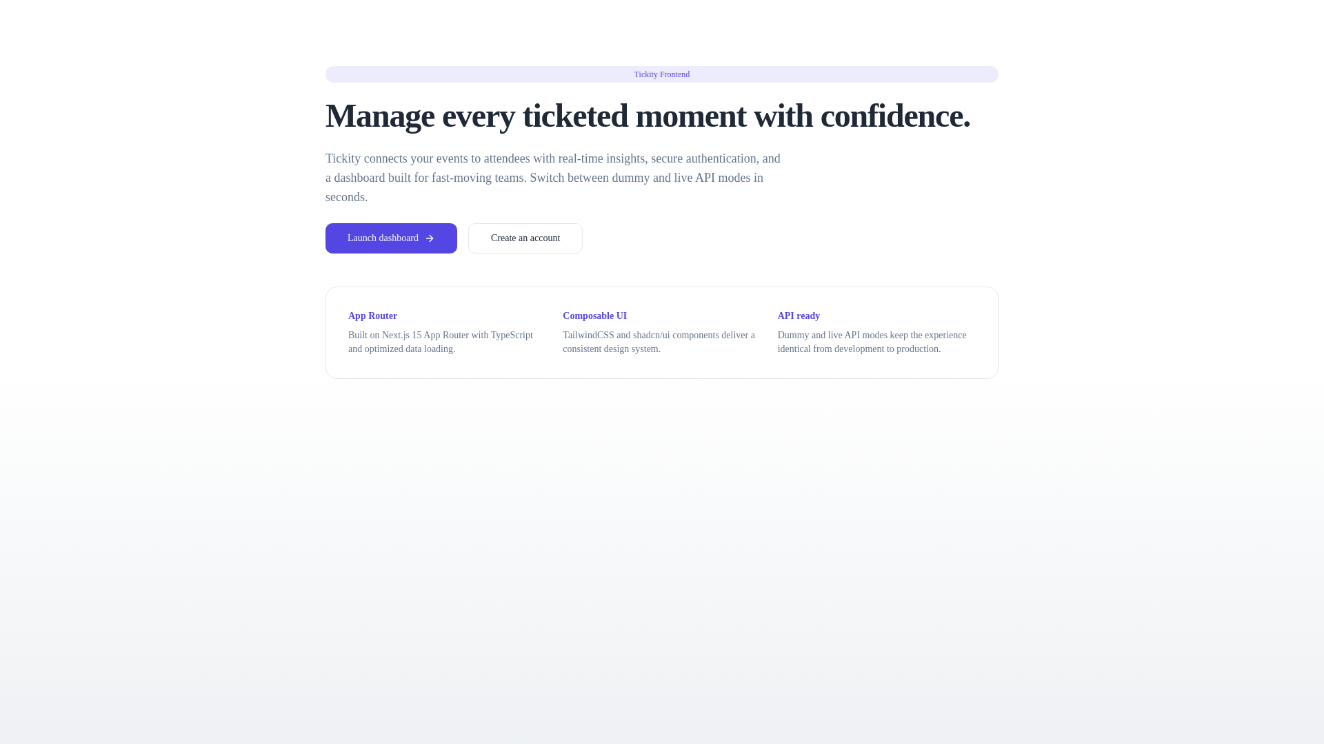 website screenshot of https://tickety.pages.dev/