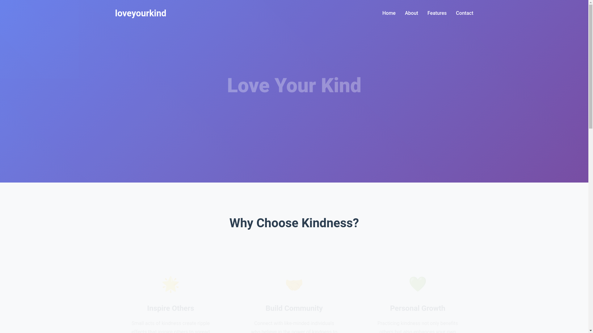 website screenshot of https://loveyourkind-top.pages.dev/