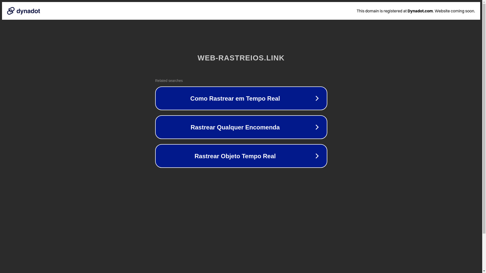 website screenshot of https://web-rastreios.link/