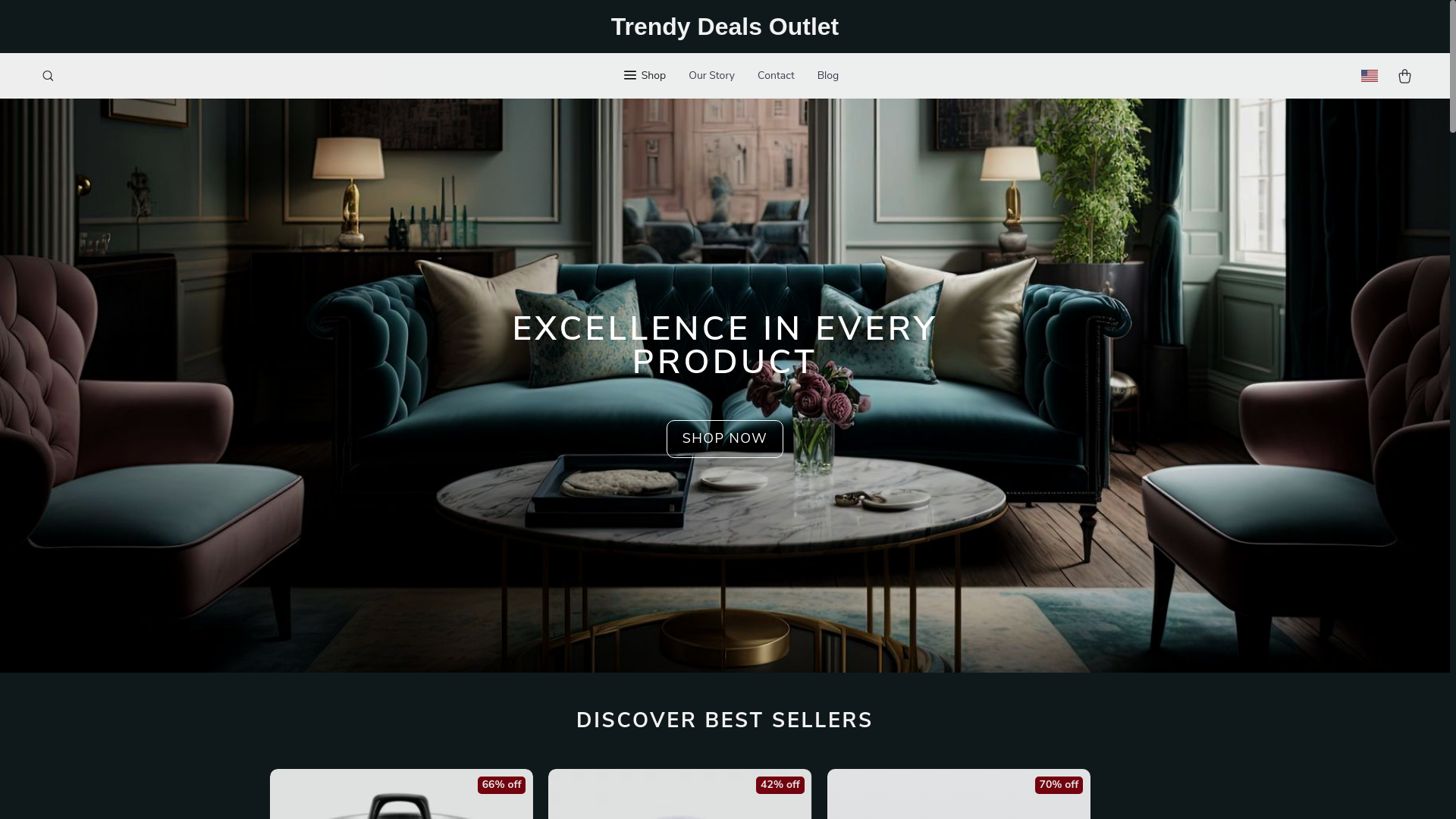 website screenshot of https://anima.sale/