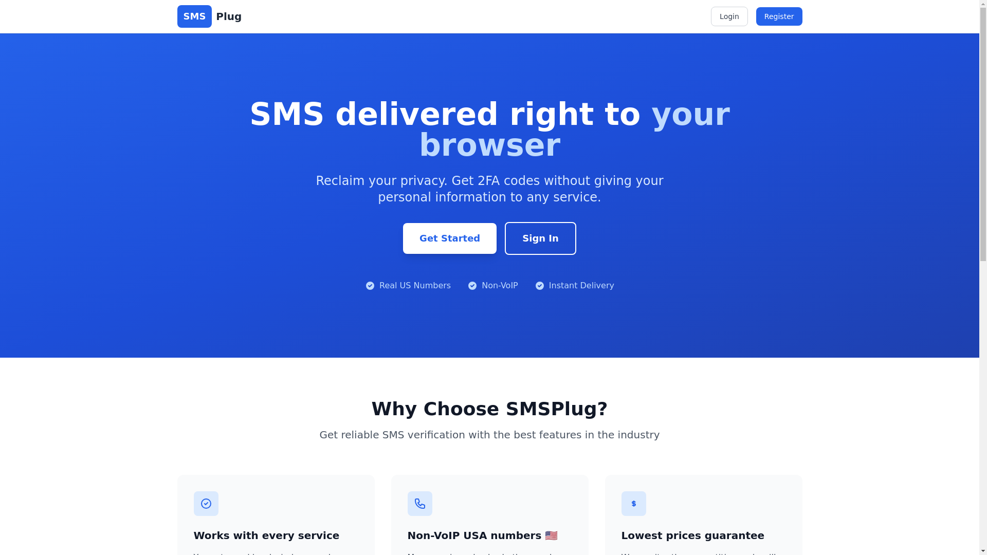 website screenshot of https://macsmsverify.com/
