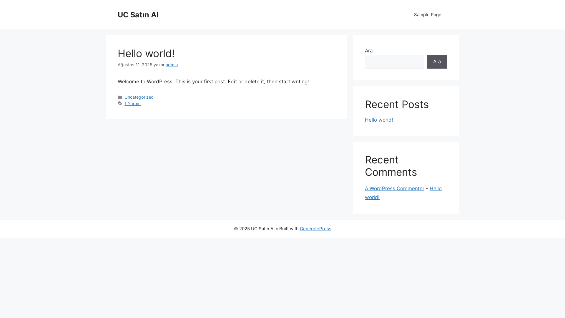 website screenshot of https://pubguckolay.com.tr/