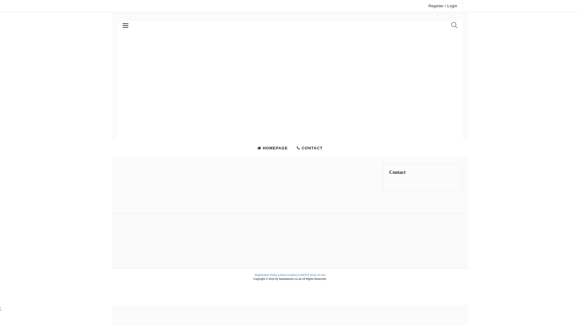 website screenshot of https://haoeatwolvo.co.uk/