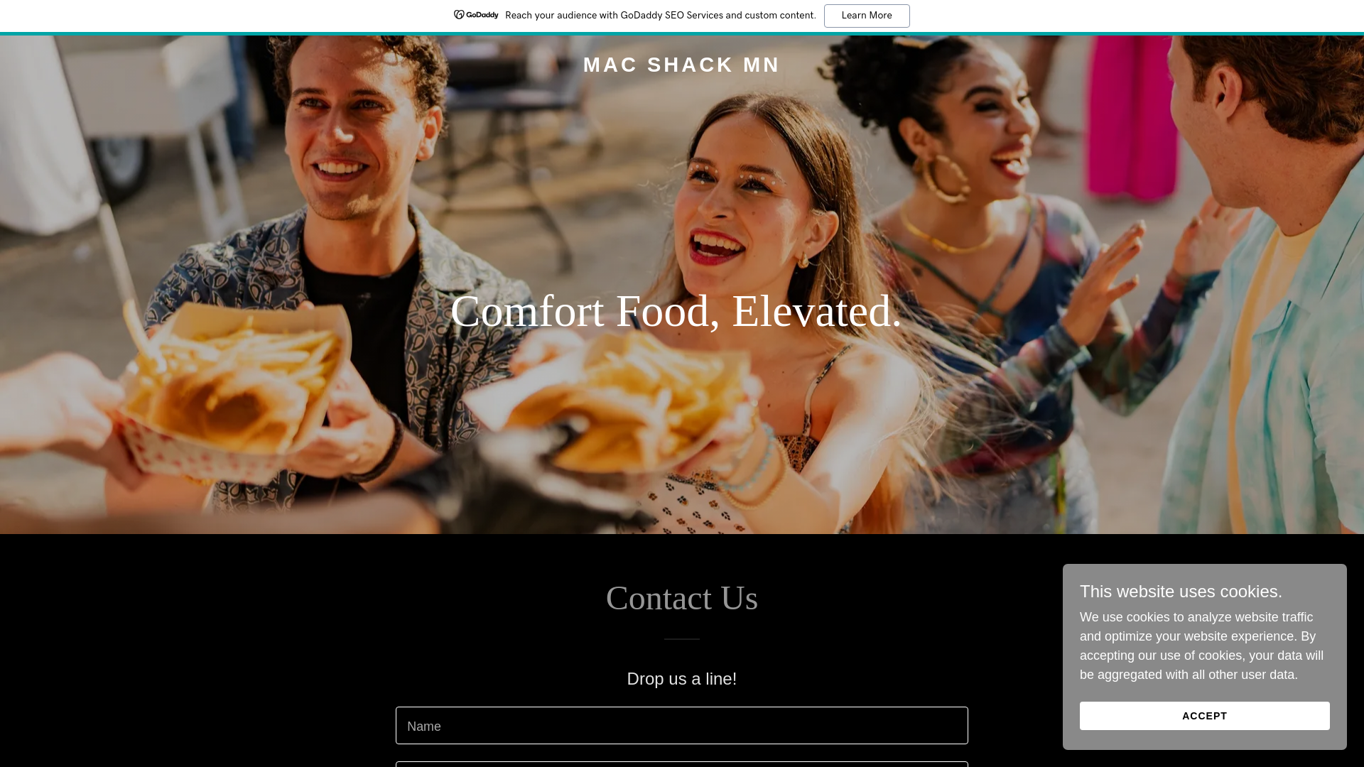 website screenshot of https://macshackmn.com/