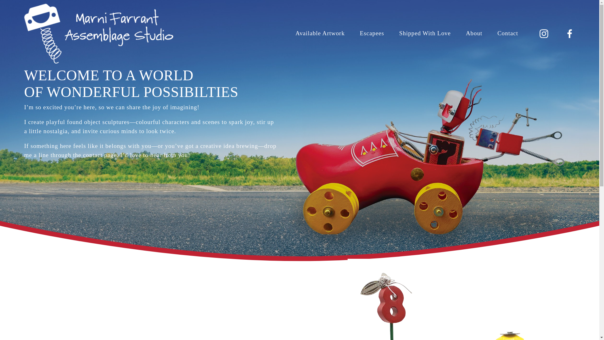 website screenshot of https://marnifarrant.ca/