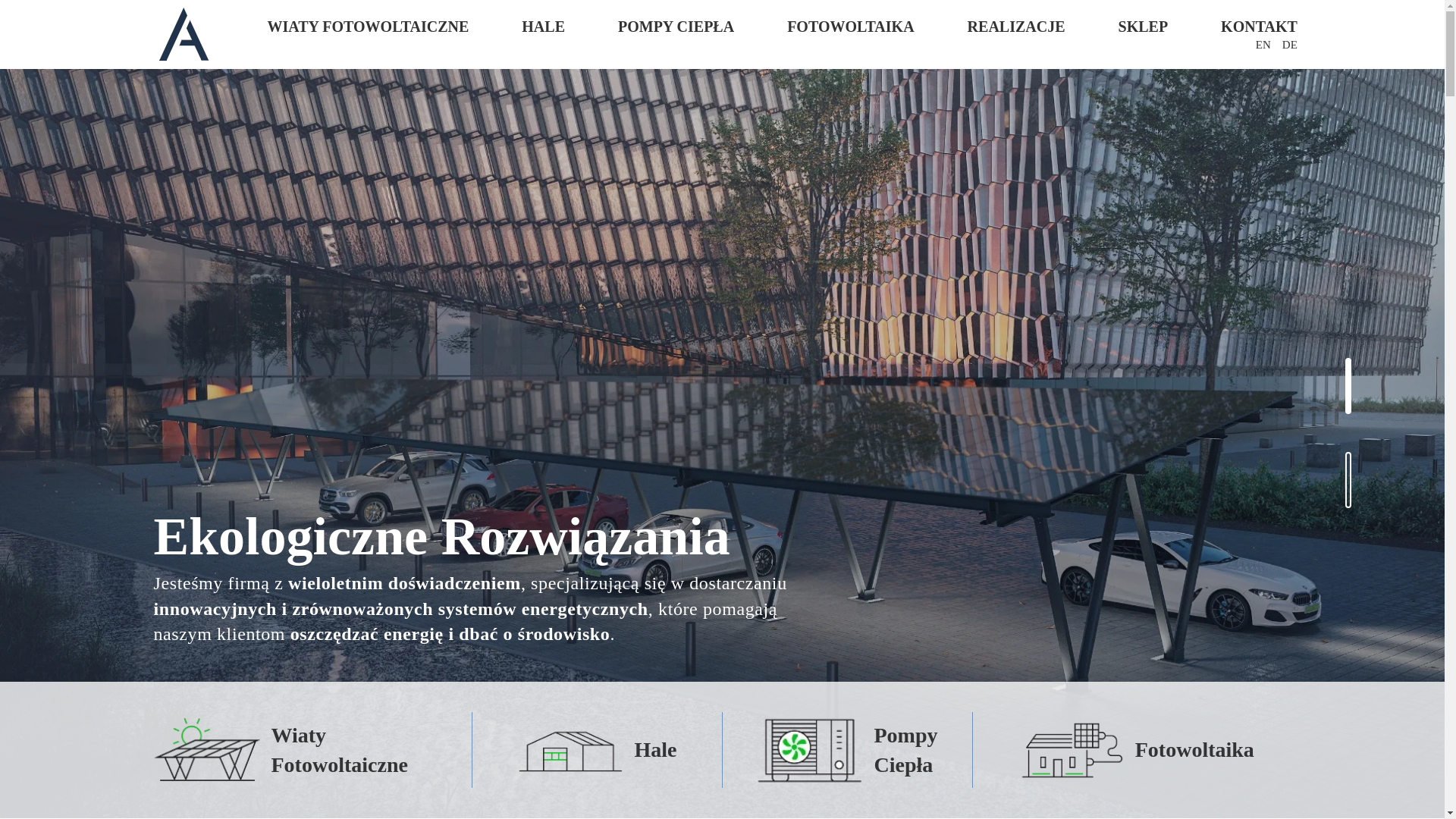 website screenshot of https://ataco.pl/
