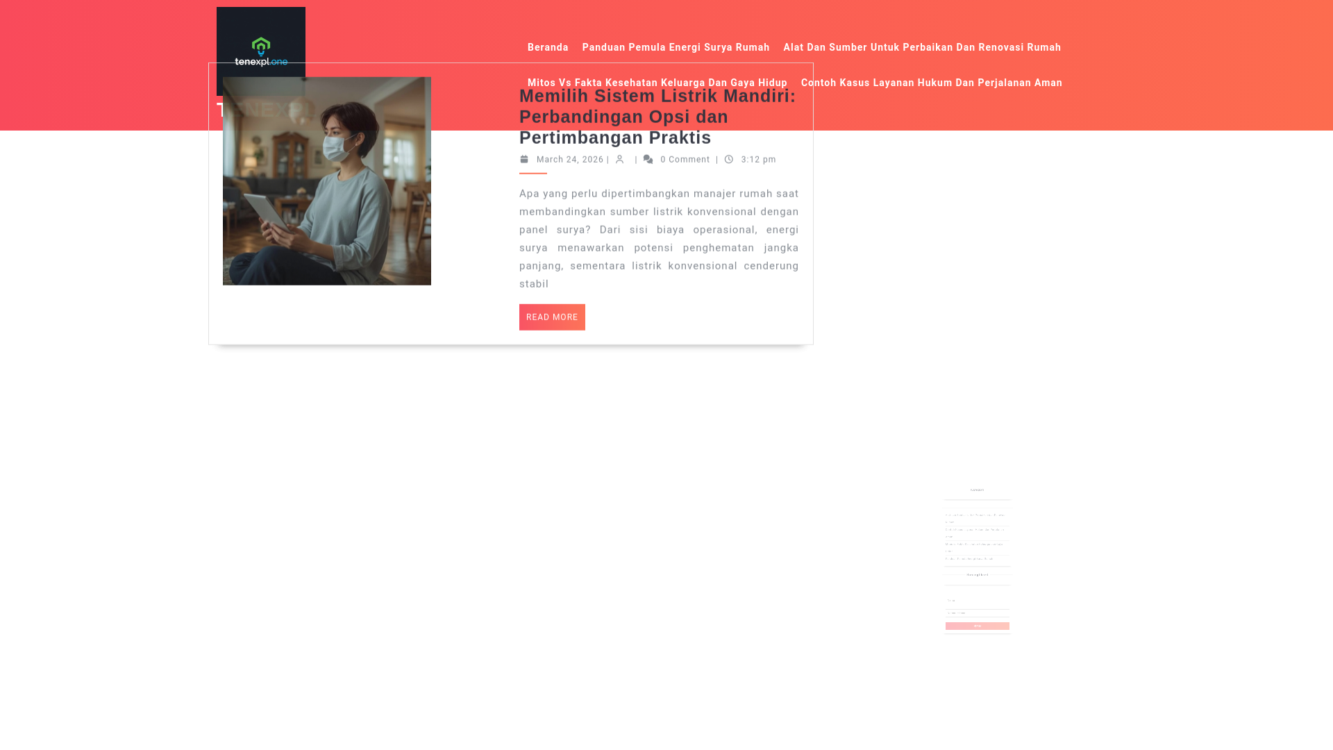 website screenshot of https://tenexpl.one/