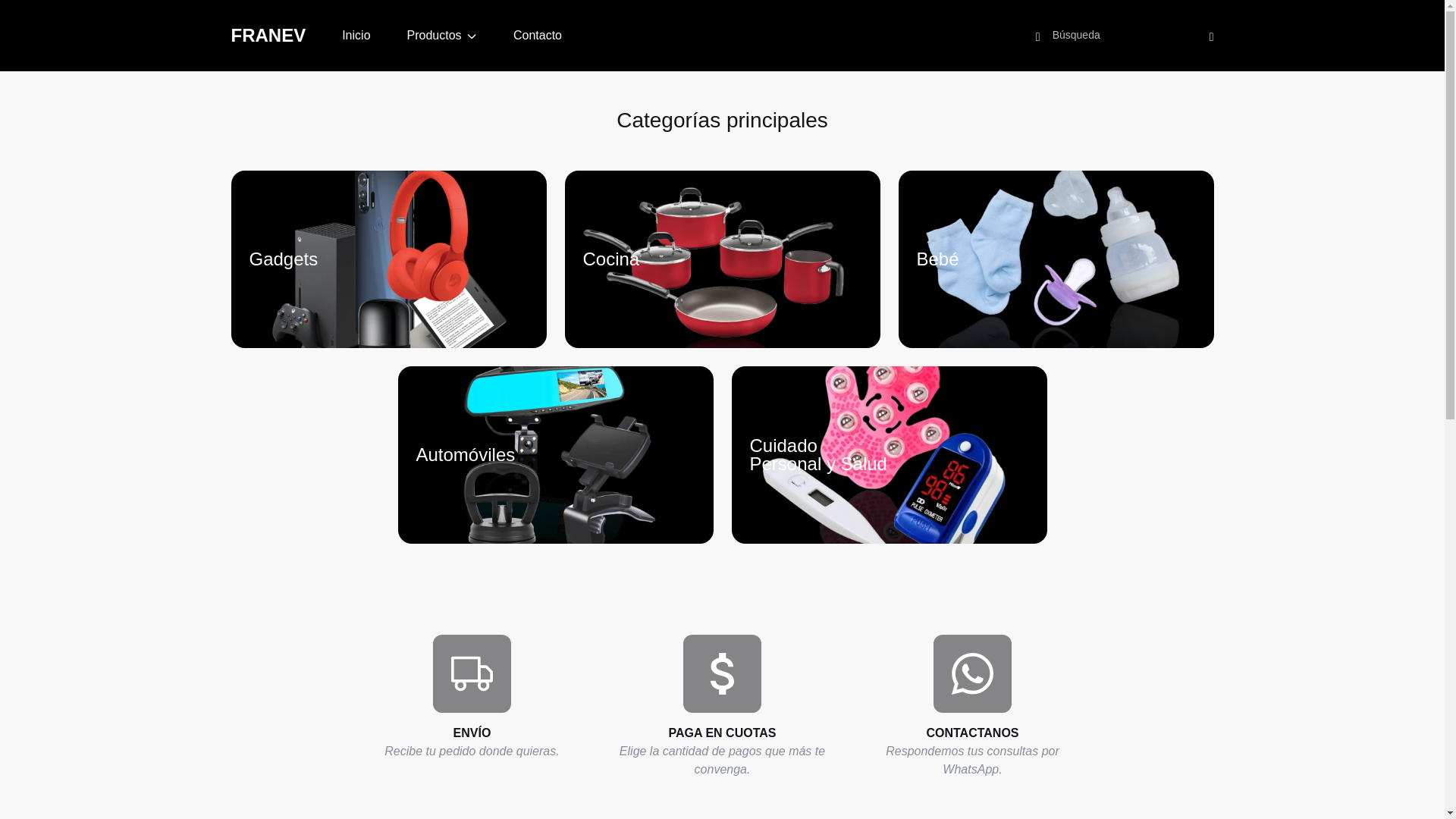 website screenshot of https://franev.online/