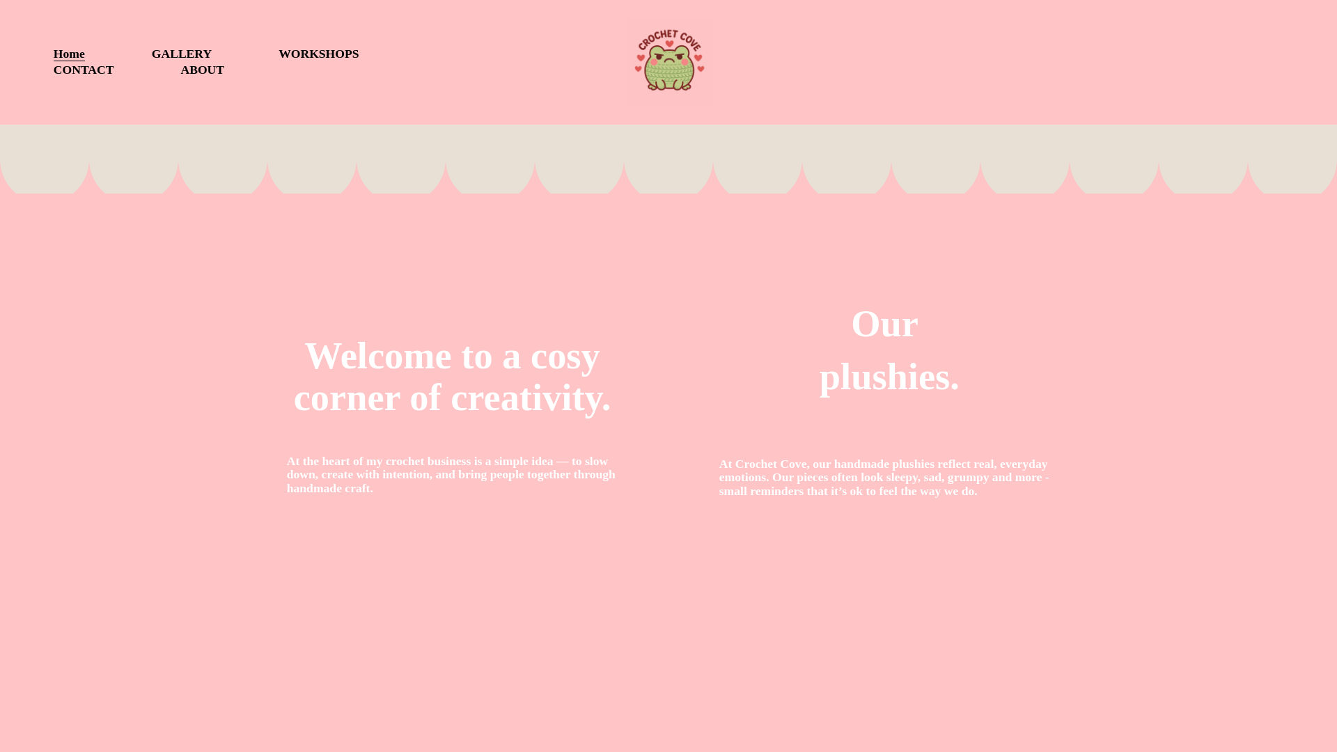 website screenshot of https://crochetcoveuk.co.uk/