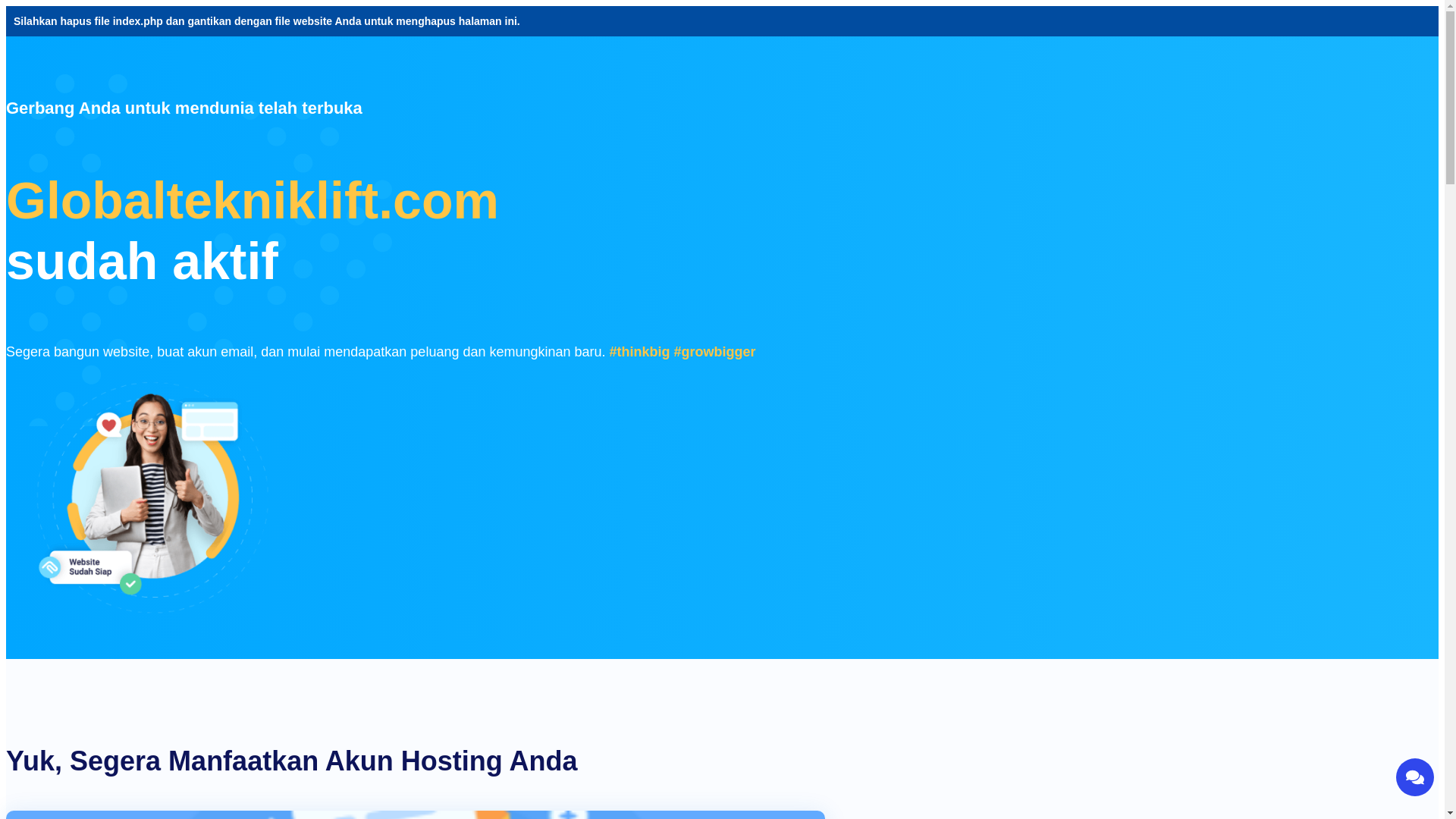 website screenshot of https://globaltekniklift.com/