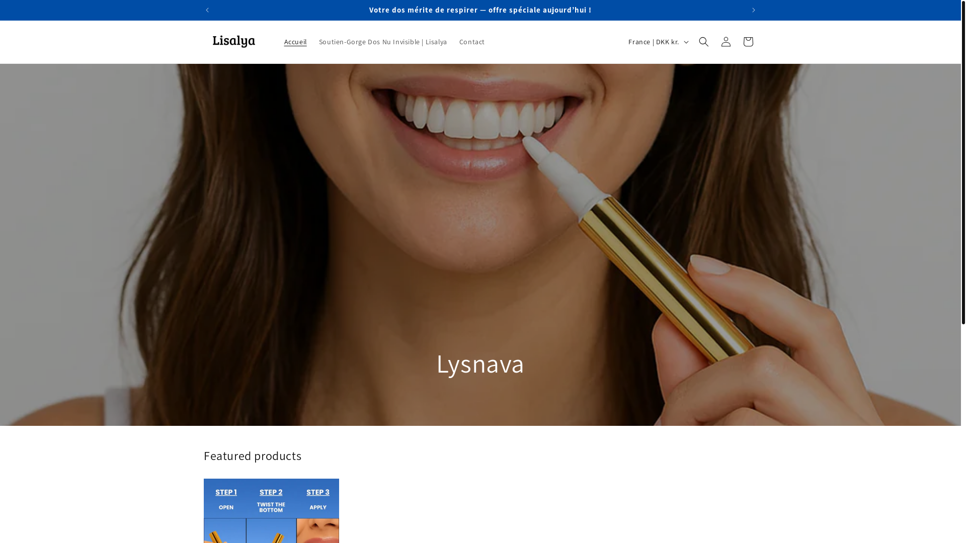 website screenshot of https://lysnava.com/