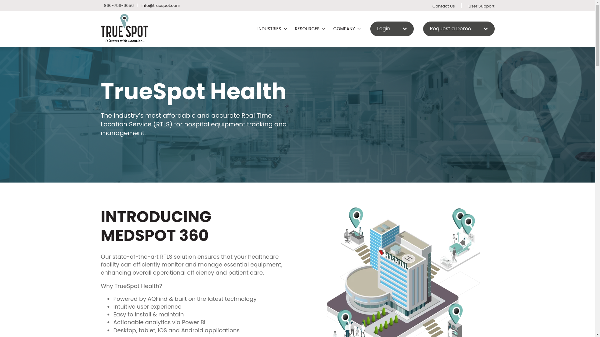 website screenshot of https://jointruespothealth.com/