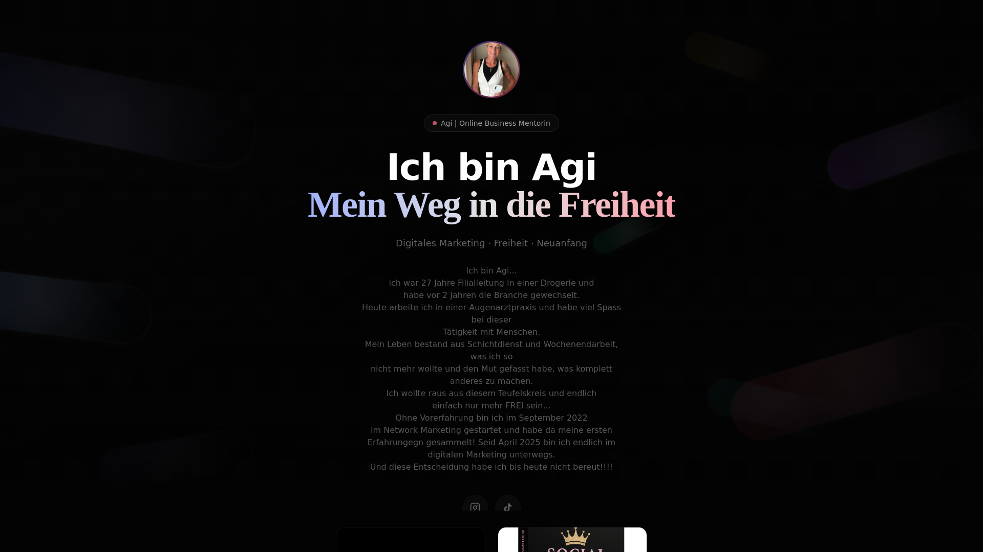 website screenshot of https://agnesketzler.de/