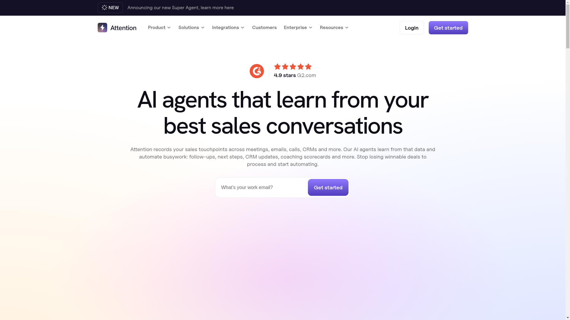 website screenshot of https://sellwithattention.com/