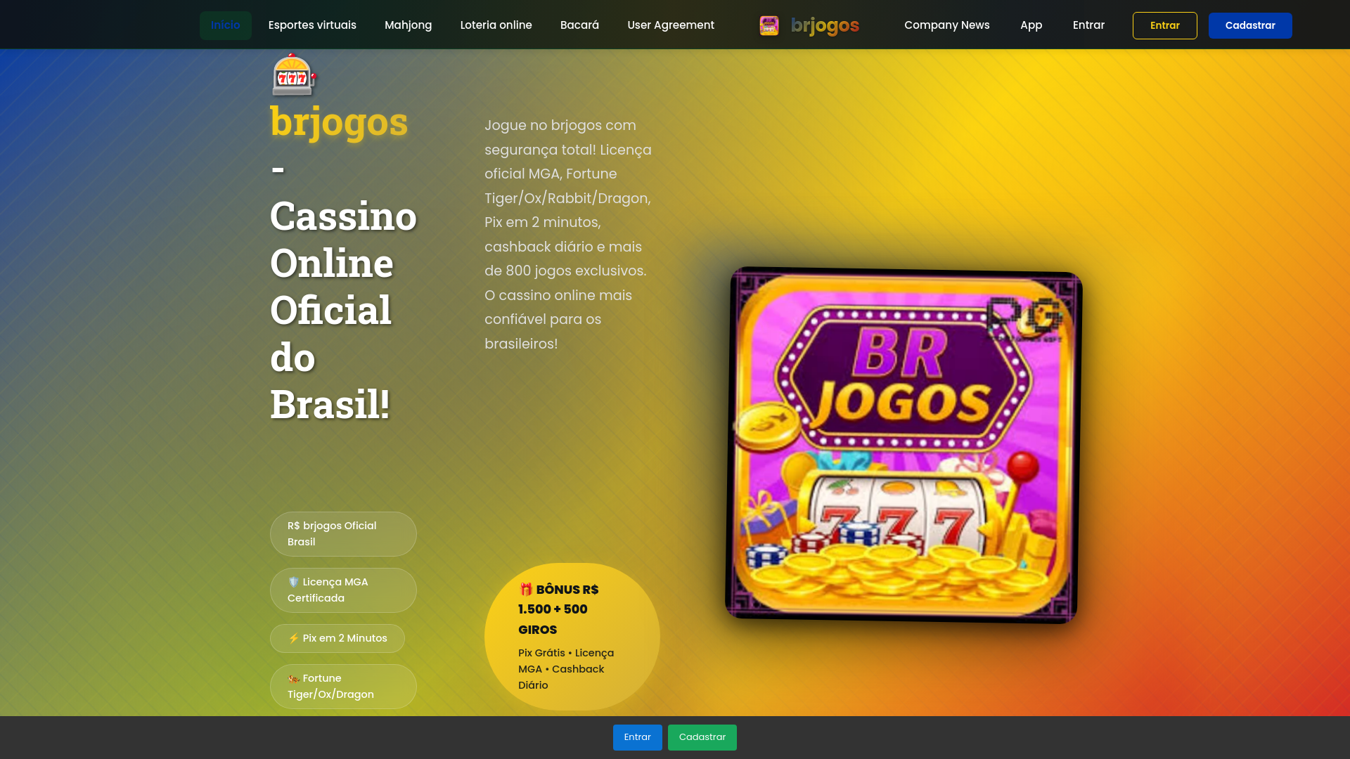 website screenshot of https://brjogosfast.com/