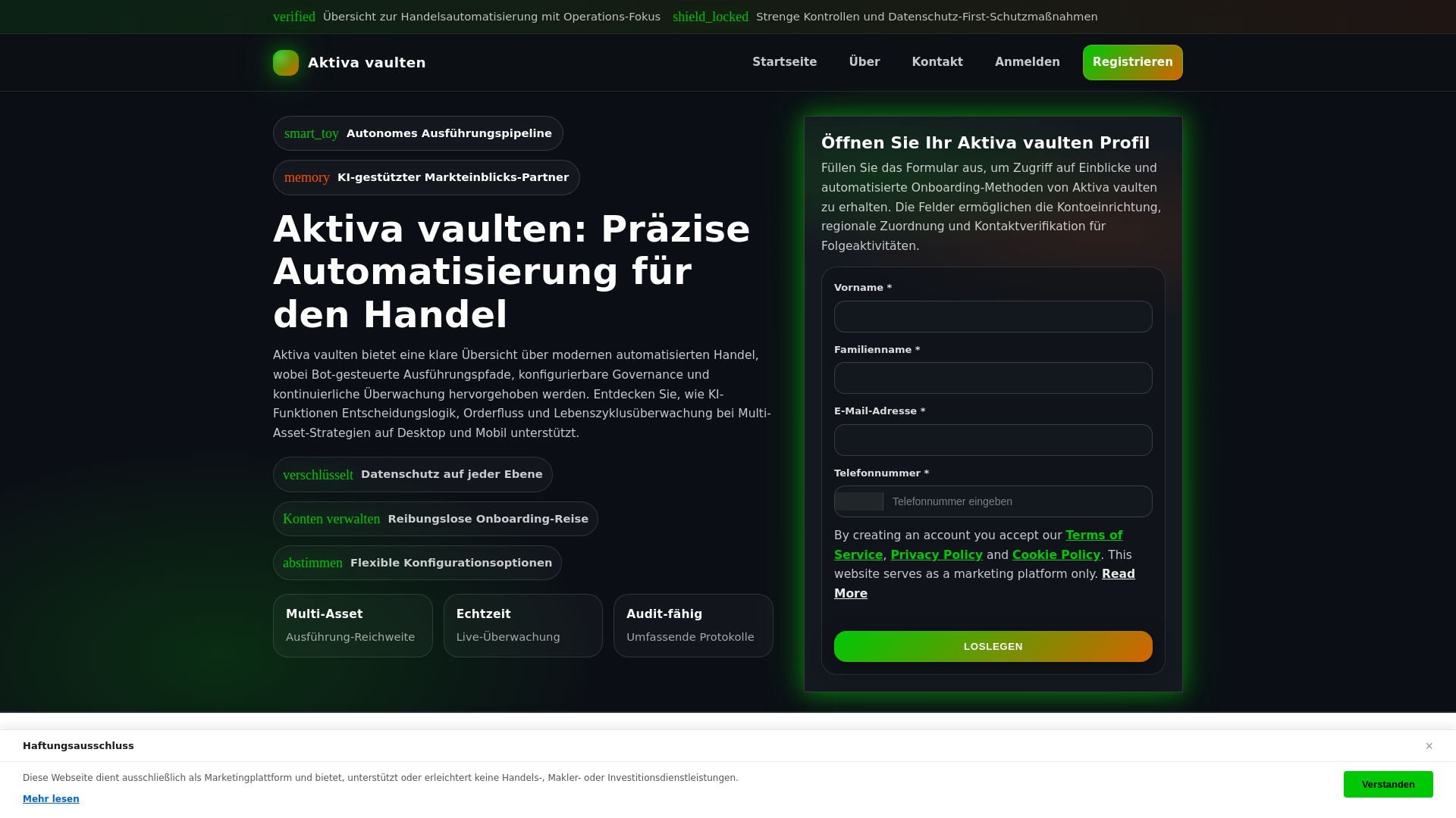 website screenshot of https://aktivavaulten-pro.pages.dev/