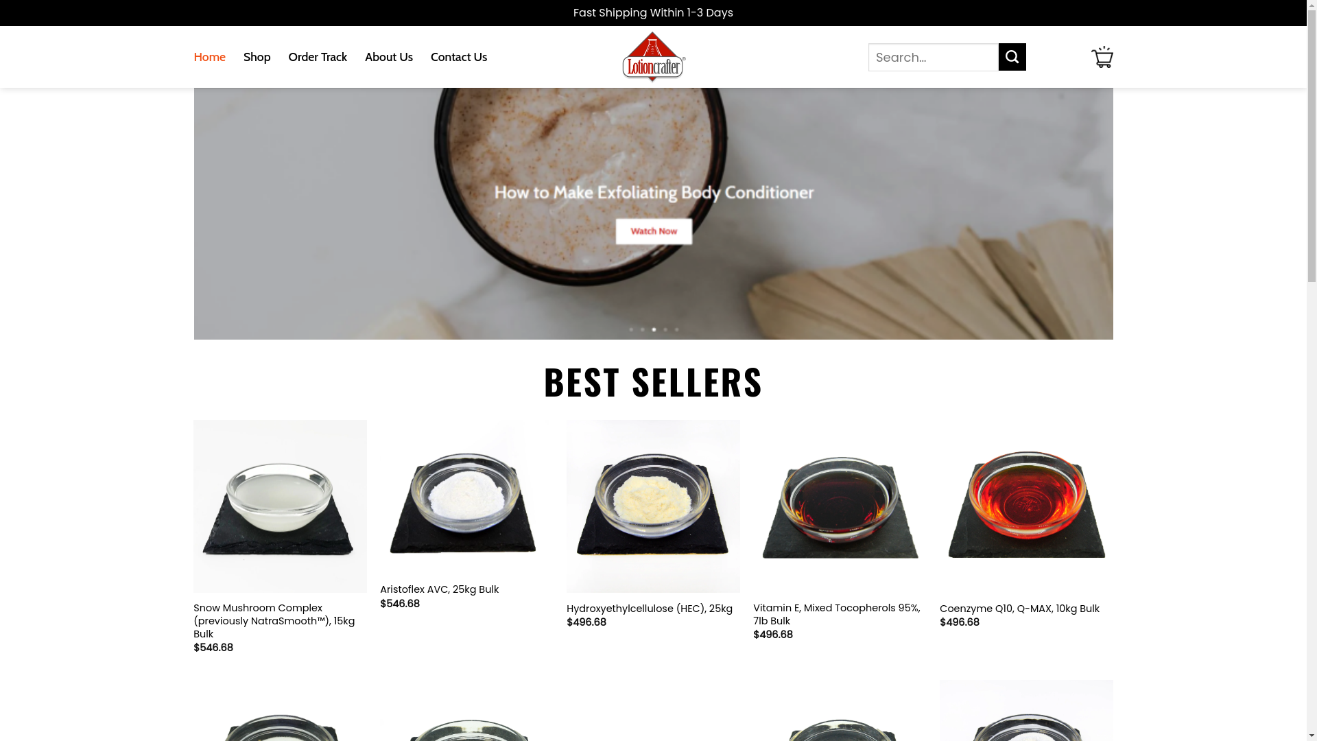 website screenshot of https://bestlotioncrafter.shop/