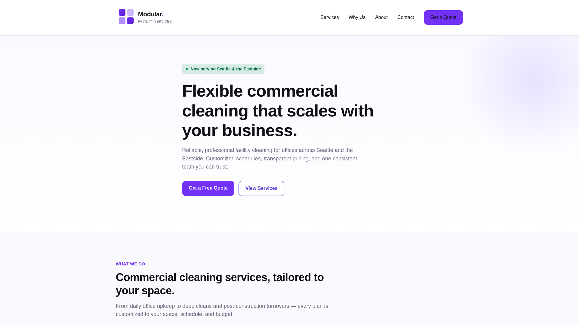 website screenshot of https://modularfacility.pages.dev/