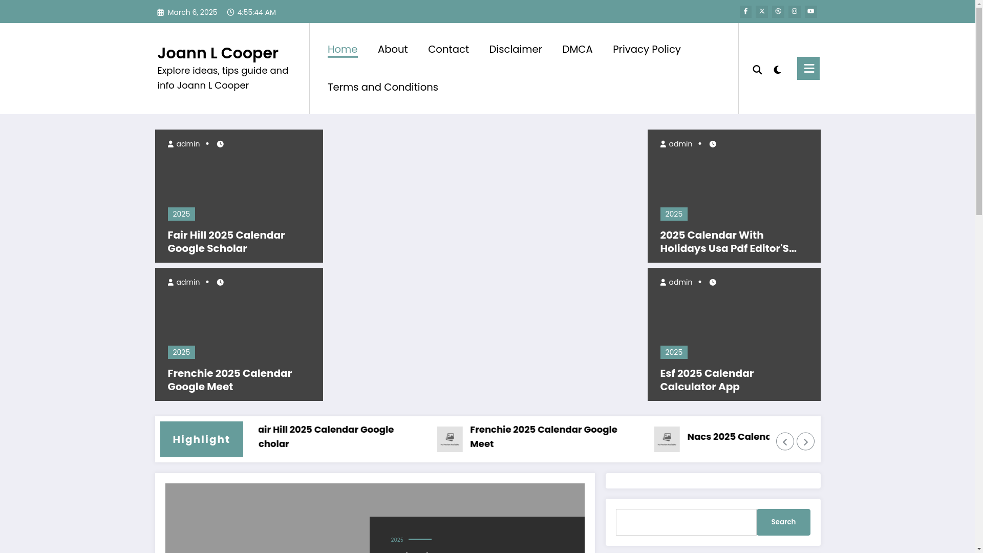 website screenshot of https://joannlcooperb.pages.dev/