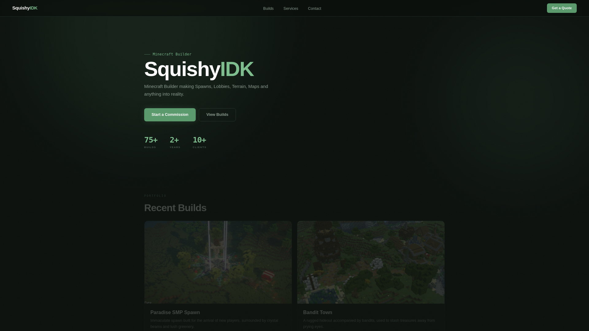 website screenshot of https://squishyidk.org/