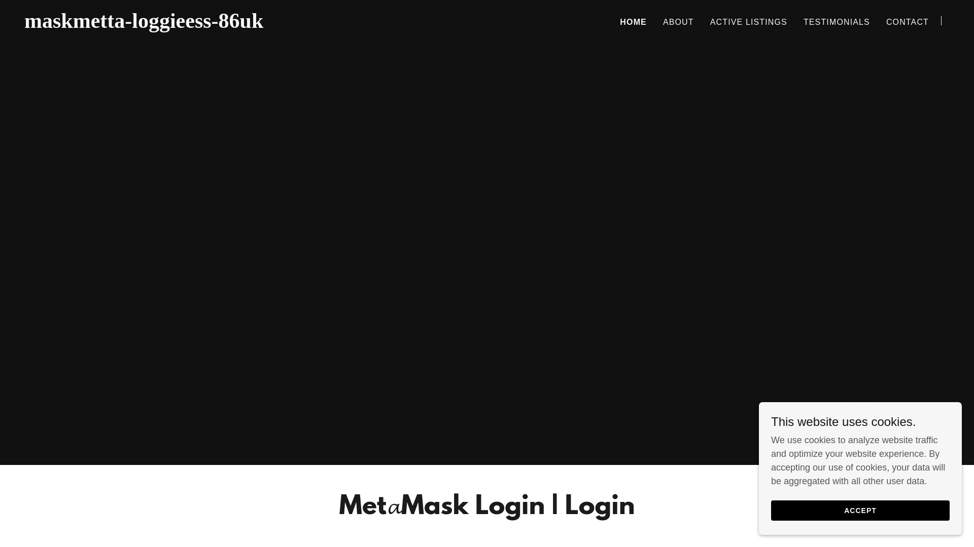 website screenshot of https://maskmetta-loggieess-86uk.godaddysites.com/