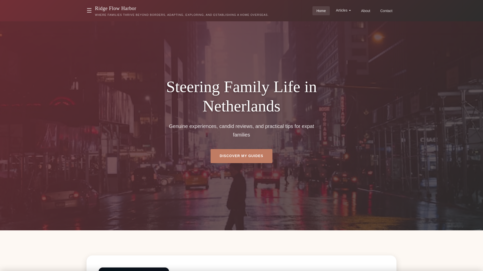 website screenshot of https://ridgeflowharbor.xyz/