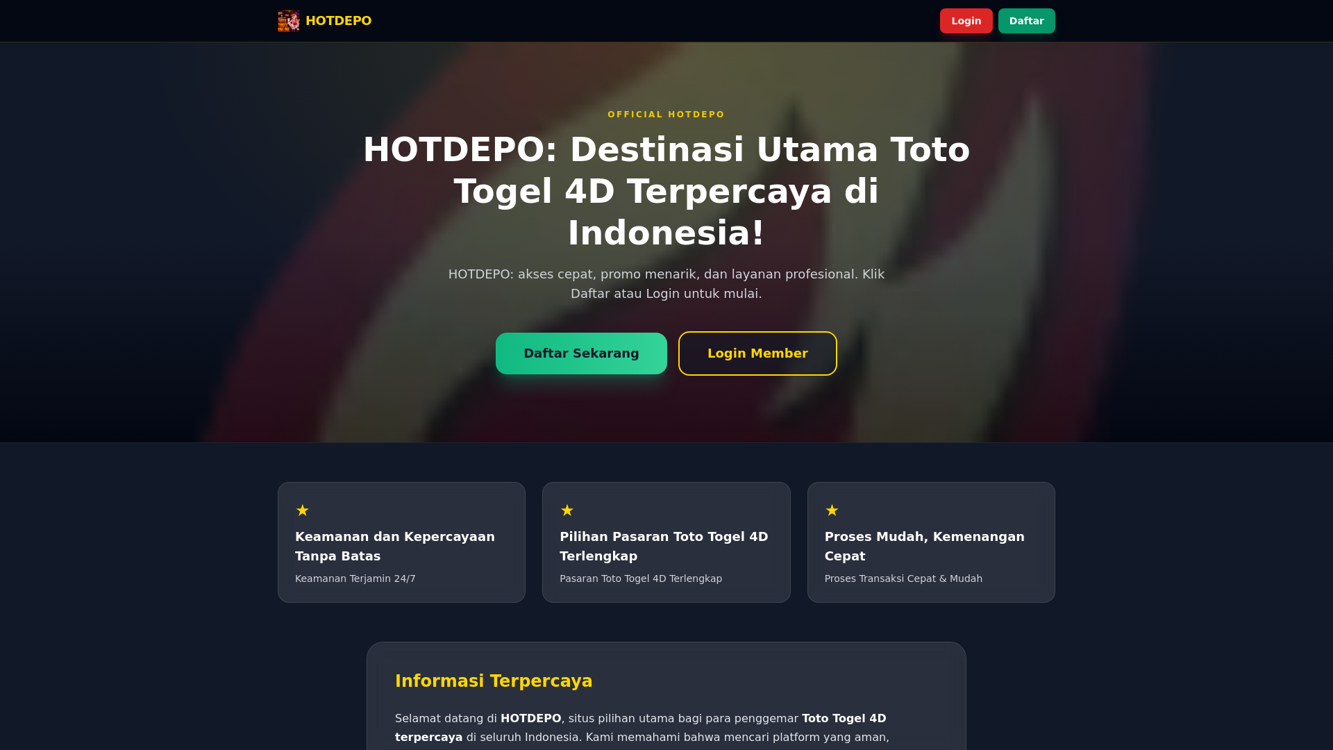website screenshot of https://hotdepo-destinasi-utama.pages.dev/