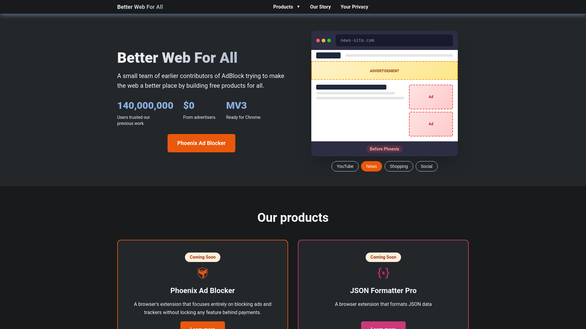 website screenshot of https://betterwebforall-website.pages.dev/