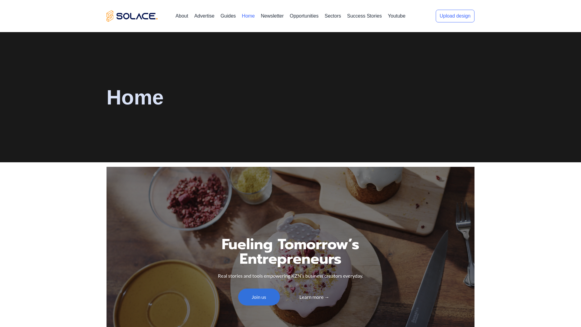 website screenshot of https://kzngrowthnetwork.com