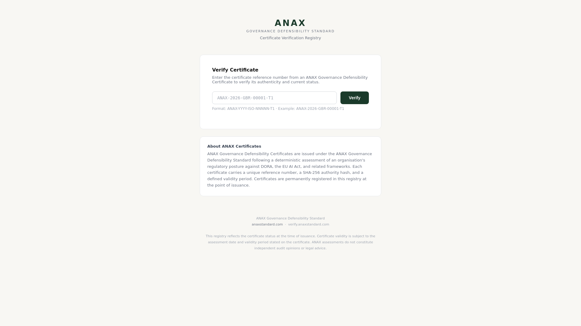 website screenshot of https://verify-anax.pages.dev/