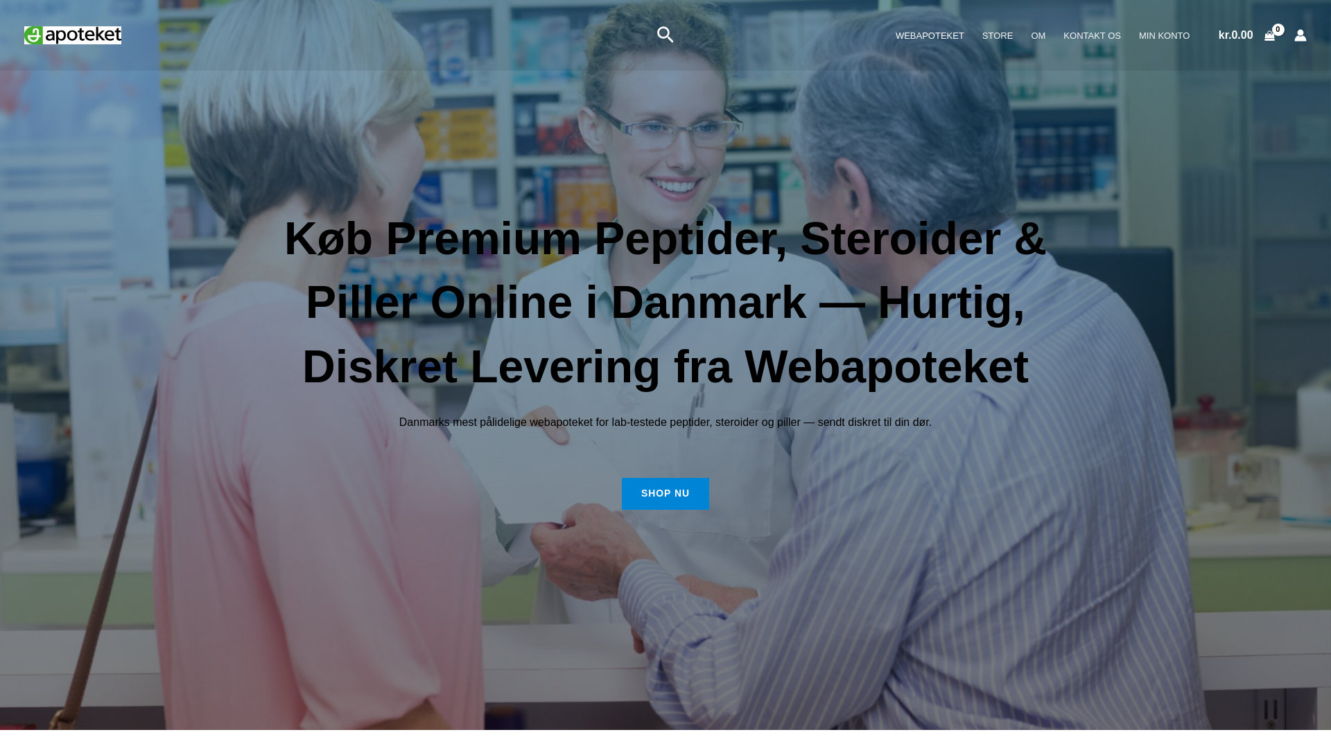 website screenshot of https://web-apoteket.com