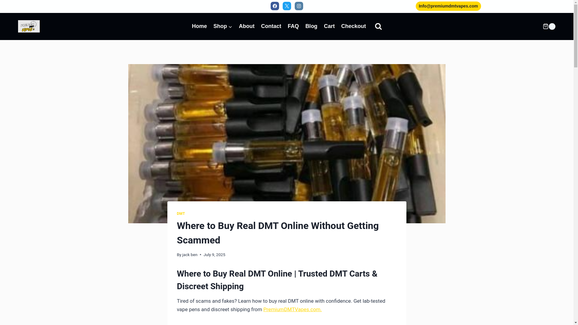 website screenshot of https://premiumdmtvapes.com/buy-real-dmt-online/