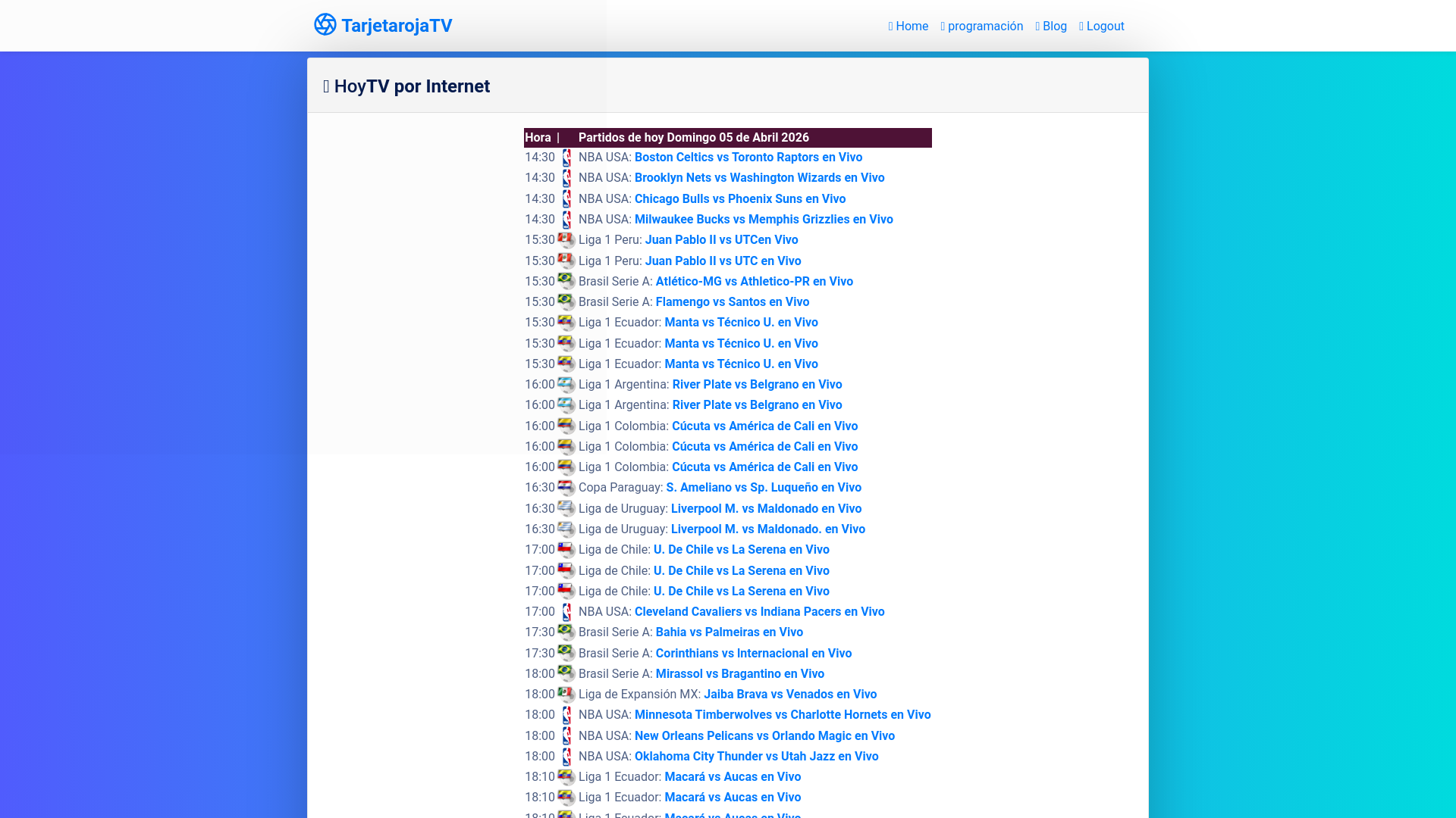 website screenshot of https://rojadirectatvenvivohd.com/