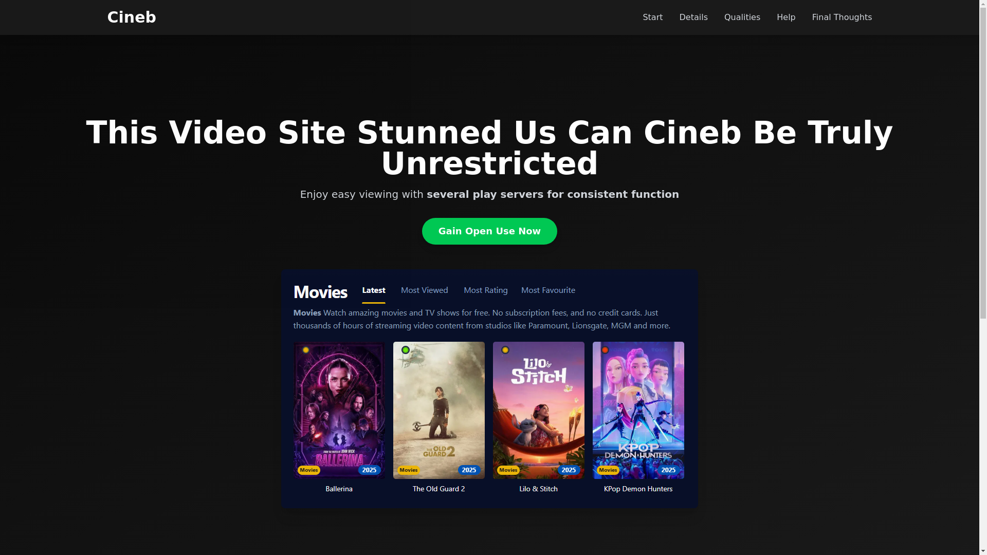website screenshot of https://cineb-b4r4.pages.dev/