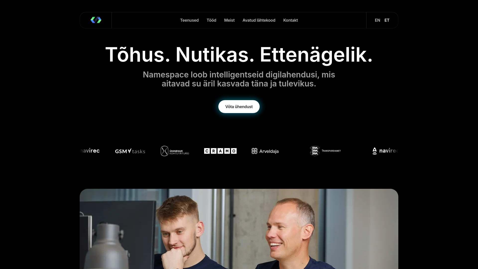 website screenshot of https://namespace-ajg.pages.dev/