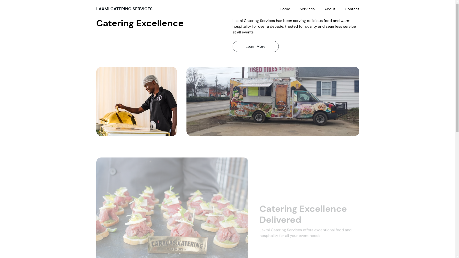 website screenshot of https://laxmiventure.in/