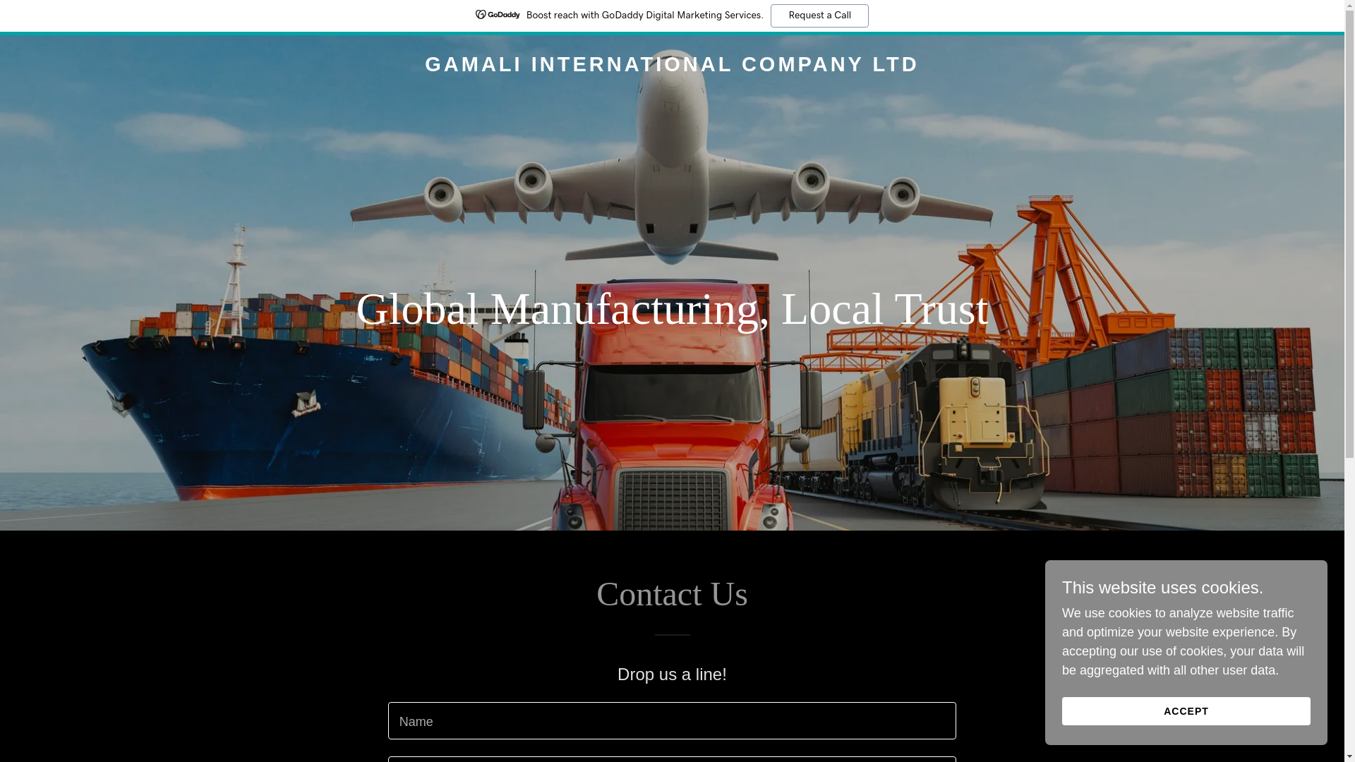 website screenshot of https://gamalico.com/