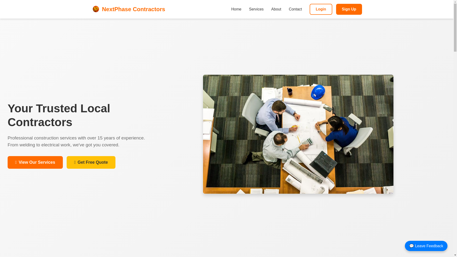website screenshot of https://nextphase.pages.dev/