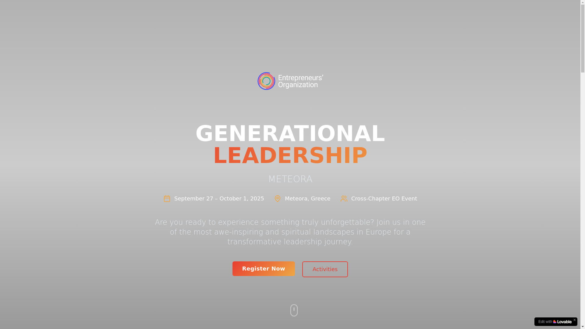 website screenshot of https://generational-leadership-program.com/