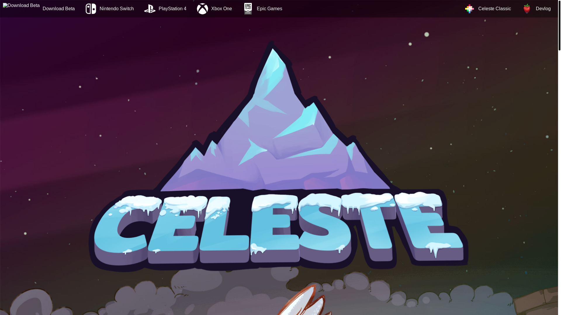 website screenshot of https://celestebeta.com/
