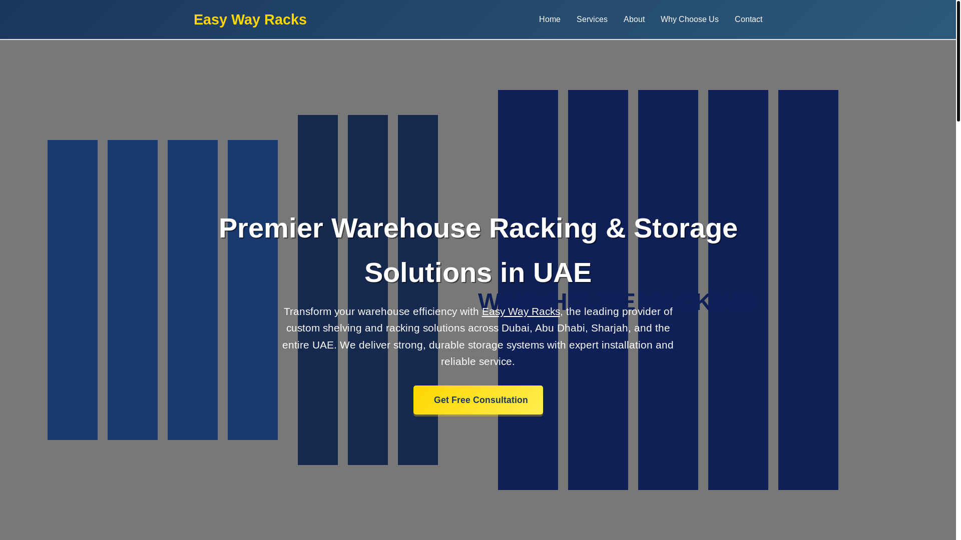 website screenshot of https://easywayracks.pages.dev/