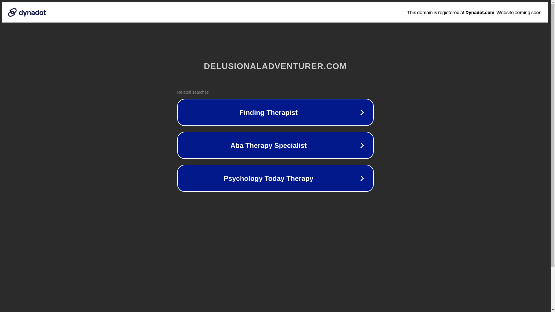 website screenshot of https://delusionaladventurer.com/