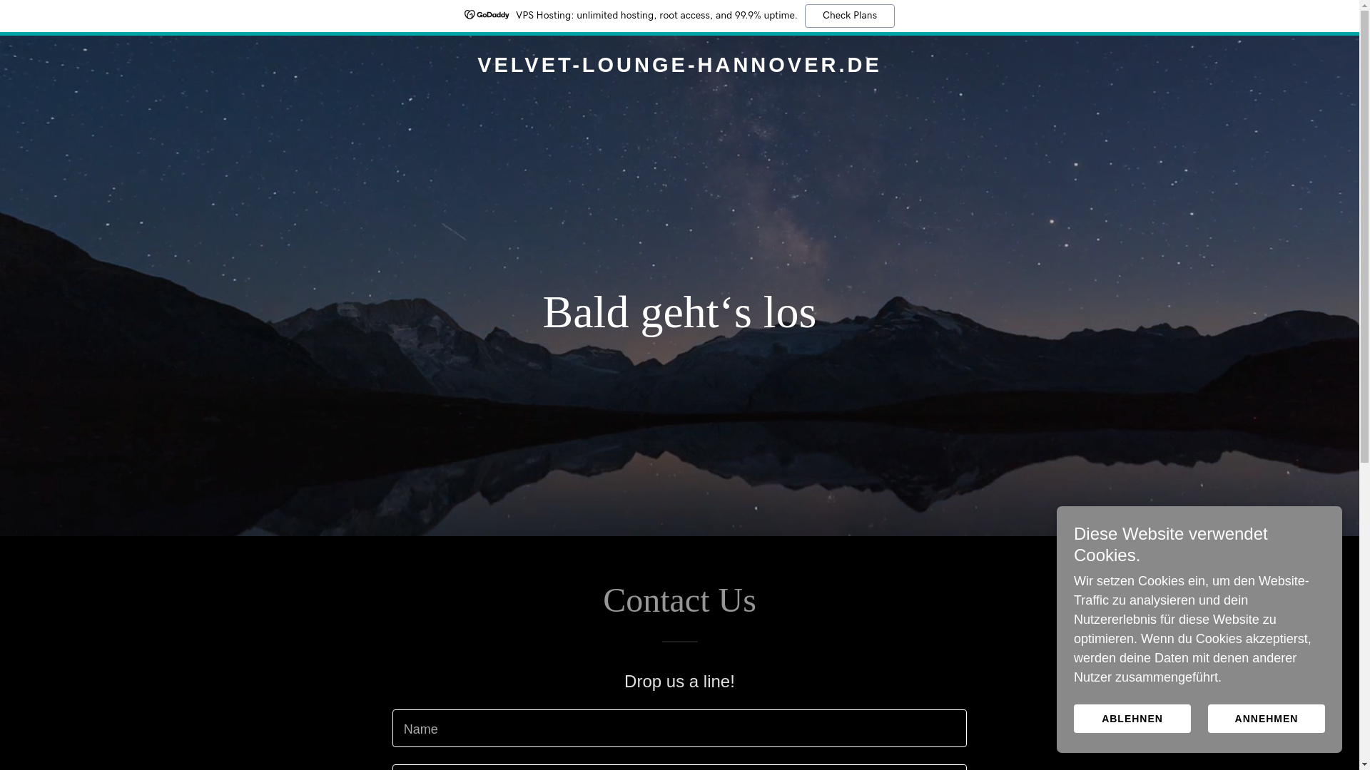 website screenshot of https://velvet-lounge-hannover.de/