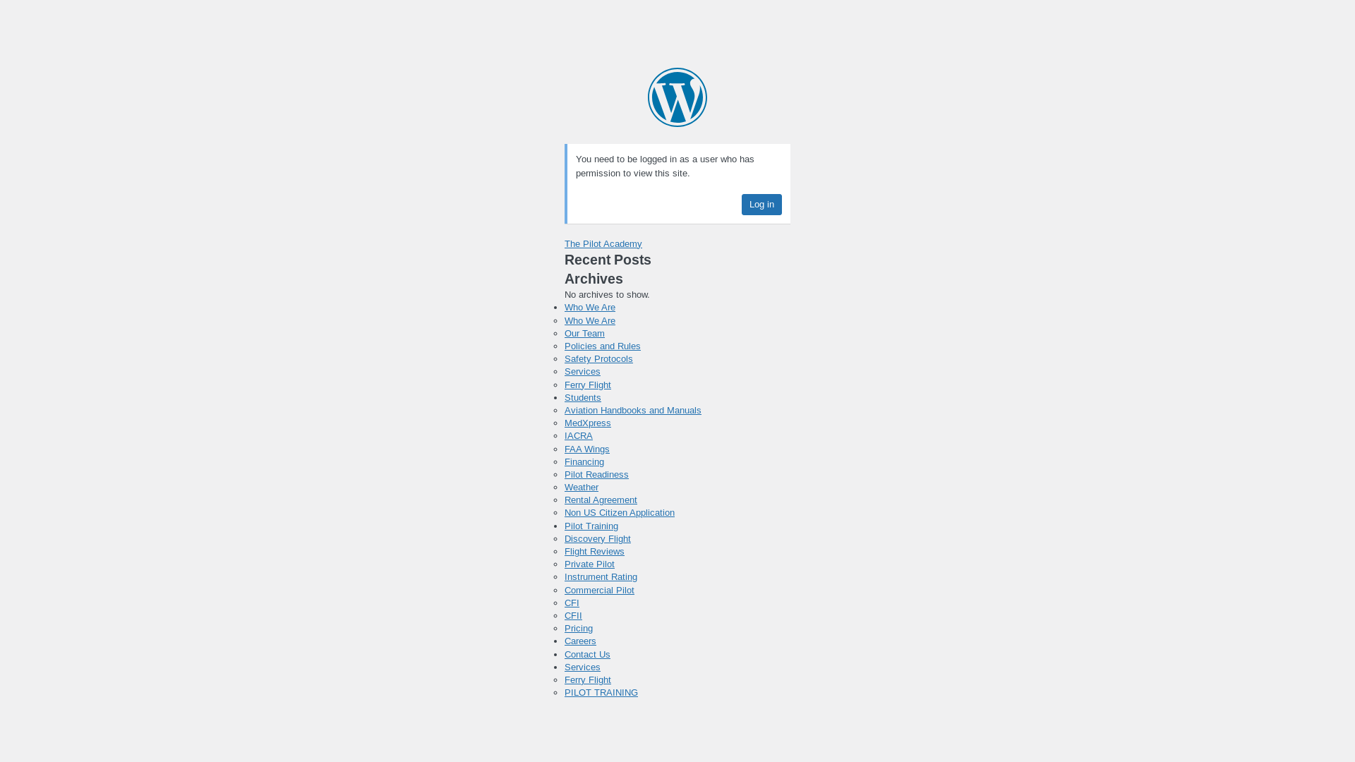 website screenshot of https://gapilotacademy.com/