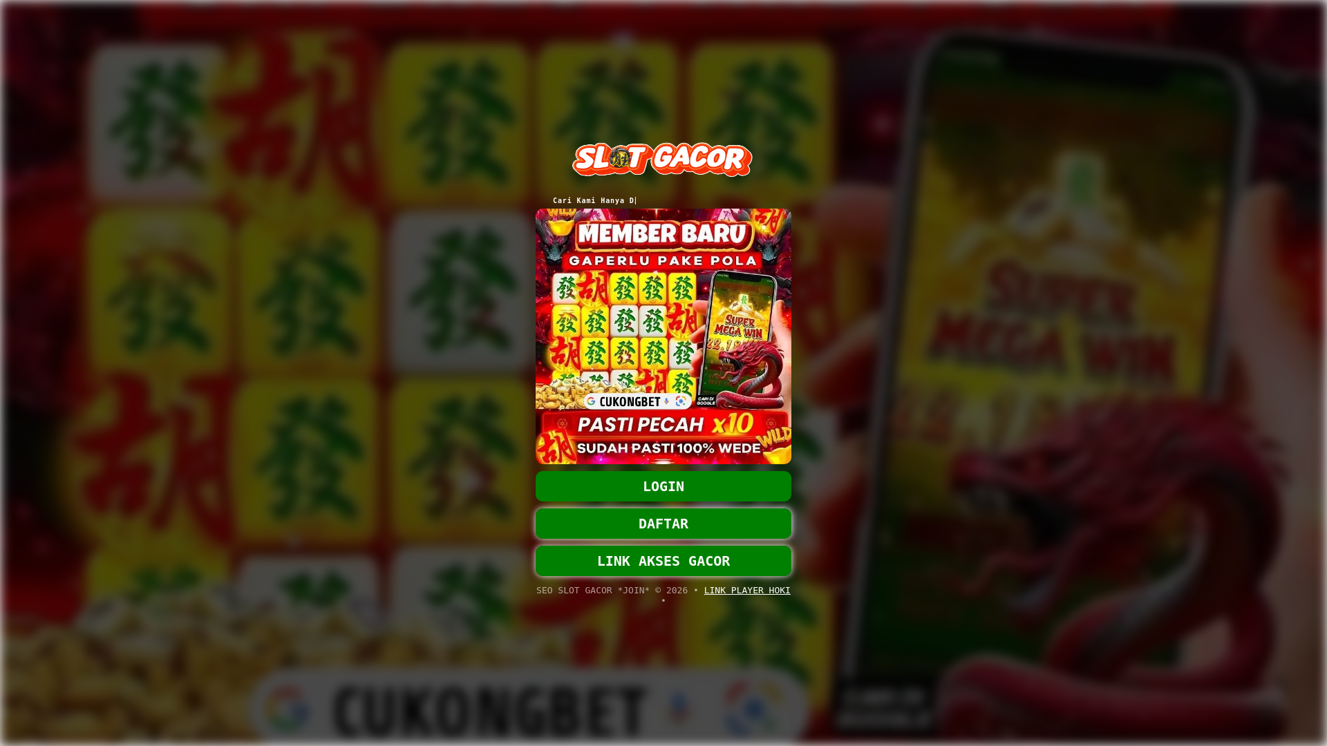 website screenshot of https://sarang77-slotresmi.pages.dev/