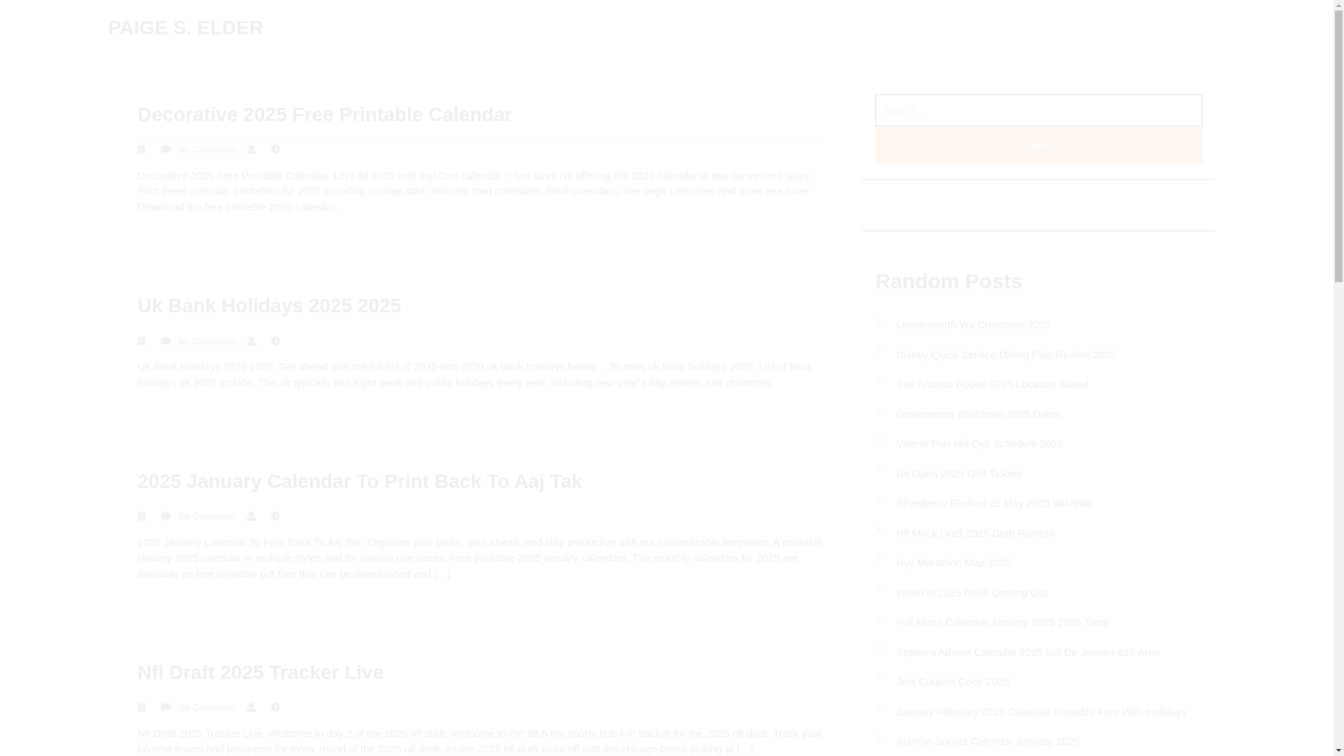 website screenshot of https://paigeselder.pages.dev/