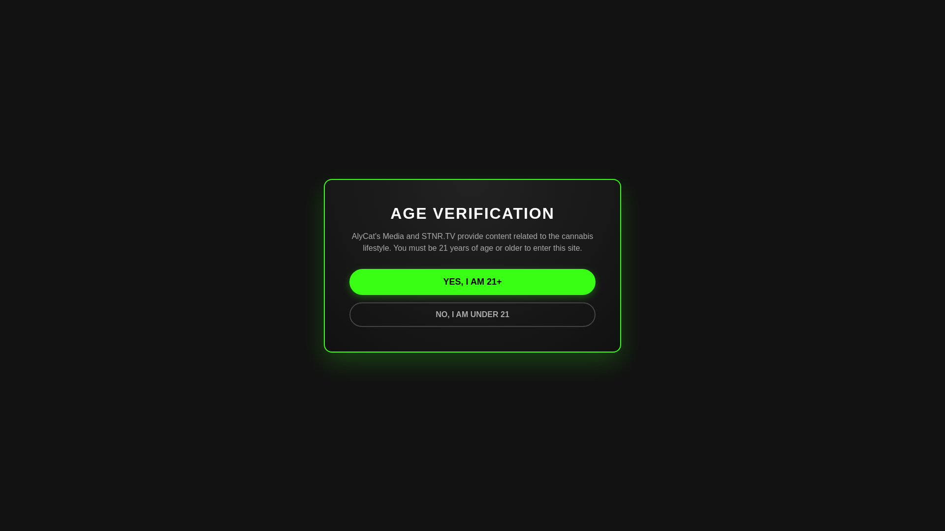 website screenshot of https://alycatsmedia.com